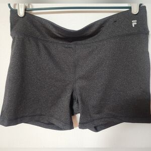 Fila Women's Dark Gray Athletic Shorts